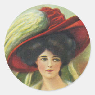 Adesivo Grande Chapéu Vermelho