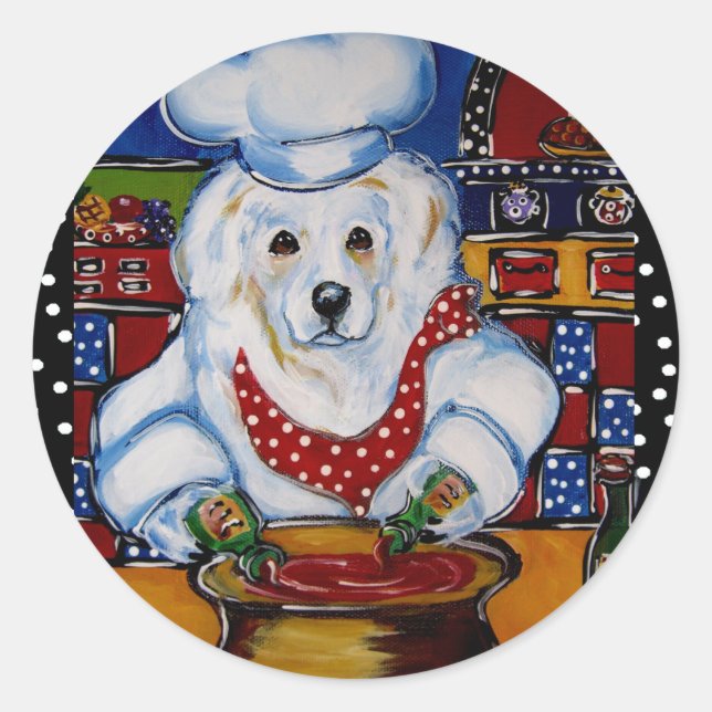Adesivo Grande Chef Pirenéus (Frente)