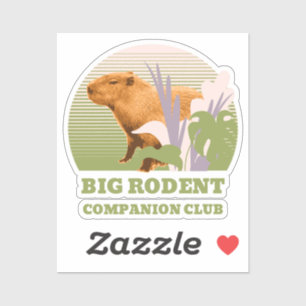 Adesivo Grande Clube de Companheiros de Capivara