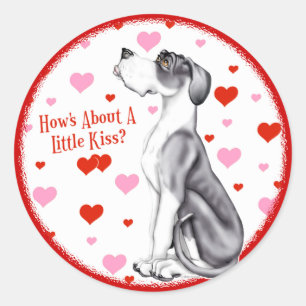 Adesivo Grande Dane Mantle UC Kiss Sticker