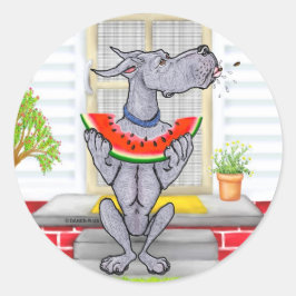 Adesivo Grande Dane SPIT Azul