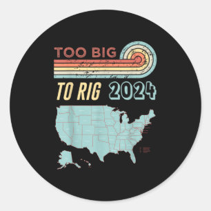 Adesivo Grande Demais Para Rig Dizendo Trump 2024 Coisa En