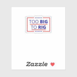 Adesivo Grande Demais Para Rig Trump Quote 2024 América Do