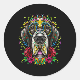 Adesivo Grande Dia De Tatuagem De Cachorro Do Morto Mexico