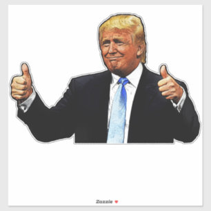 ADESIVO GRANDE DONALD TRUMP EXTRA GRANDE