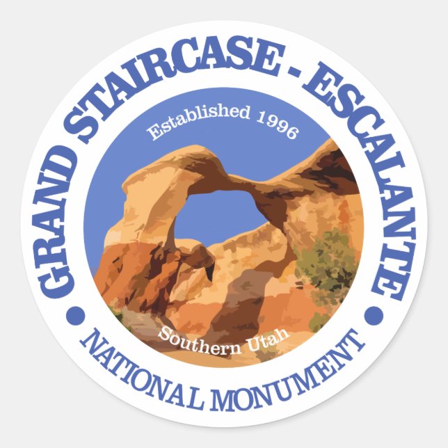 Adesivo Grande Escadaria - Monumento Nacional Escalante (Frente)