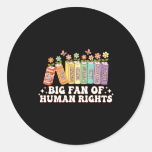 Adesivo Grande Fã Direitos Humanos Igualdade