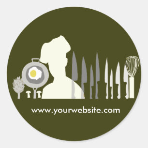 Adesivo Grande grupo do cozinhar do cozinheiro chefe