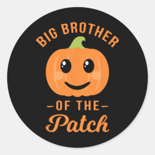 Adesivo Grande Irmão Do Patch - Hallowee Da Família Pumpki