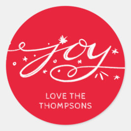 Adesivo Grande Mão De Joy, Vermelha