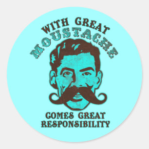 Adesivo Grande Moustache