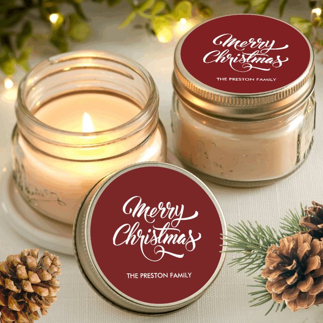 Adesivo Grande Natal Vermelho (Criador carregado)