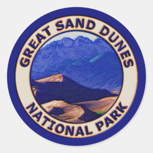 Adesivo Grande parque nacional de dunas de areia