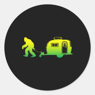 Adesivo Grande Pé RV Casa De Camping Sasquatch Campervan G