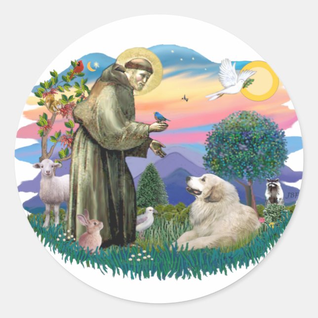 Adesivo Grande Pirenéus (#2) (Frente)