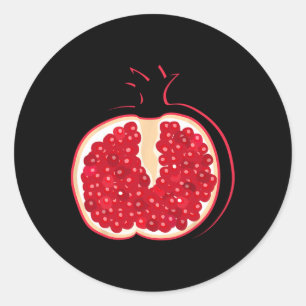 Adesivo Grande Pomegranato Fatiado Fatia Fácil Halloween