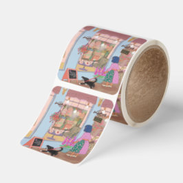 Adesivo Grande Quadrado – Desenho de Arte Inspirad