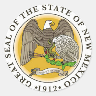 Adesivo Grande selo de New mexico