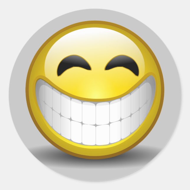 Adesivo Grande Sorriso (Frente)