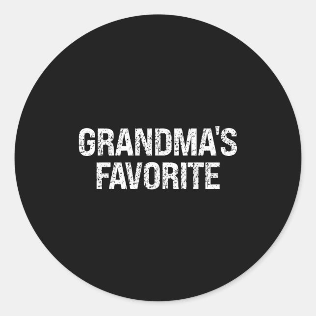 Adesivo Grandma's Favorite  (Frente)