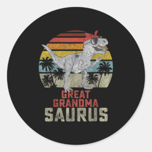 Adesivo Grandmasauro T Rex Dinossauro Excelente Avó Saurus