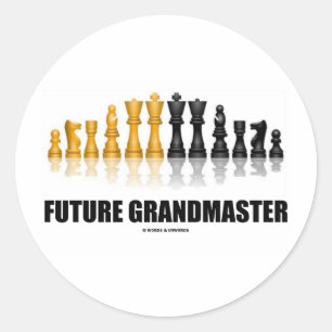 Adesivo Grandmaster futuro (grupo de xadrez)