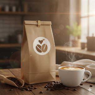 Adesivo Grão de Cafeína: Estilo e Energia ☕