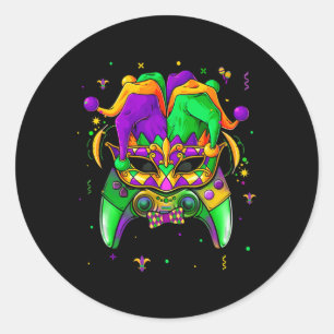 Adesivo Gras Video Game Controller Jester Hat Boy Cos