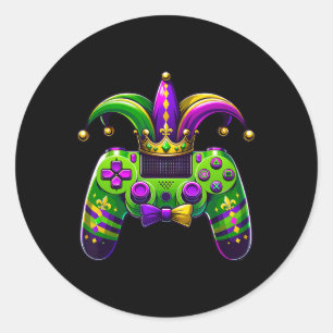 Adesivo Gras Video Game Controller Jester Hat Boy Cos