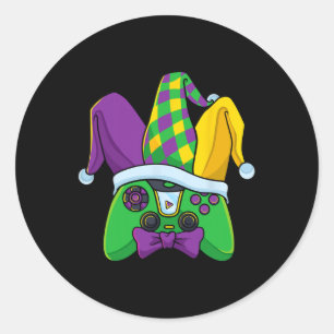 Adesivo Gras Video Game Controller Jester Hat Costume Kids
