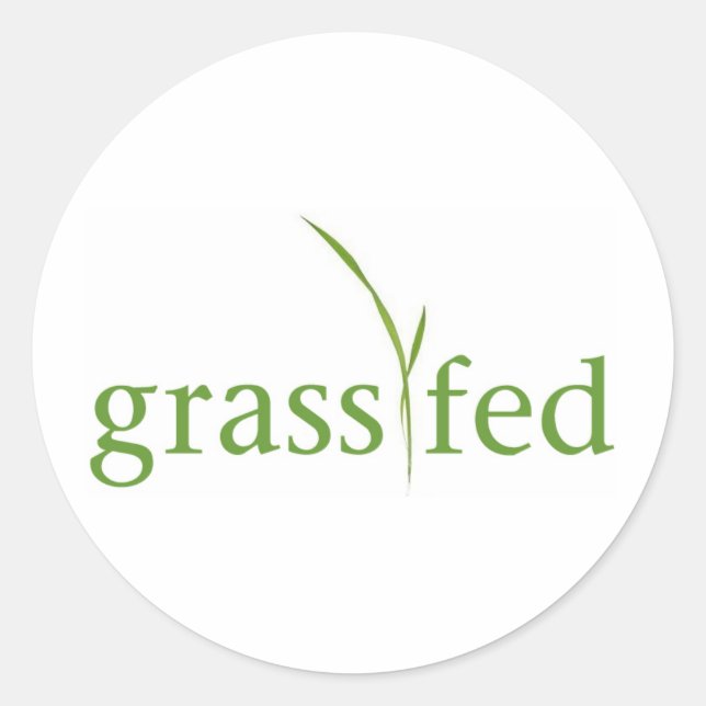 Adesivo Grass Fed (Frente)