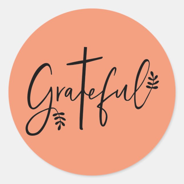 Adesivo Grateful (Frente)