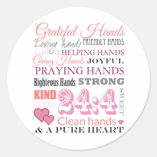 Adesivo Grateful hands
