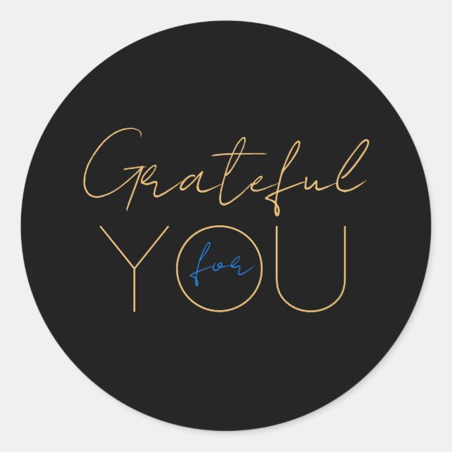 Adesivo Grateful You Sticker (Frente)