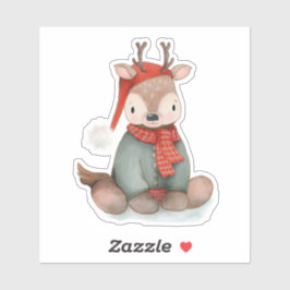 Adesivo Grátis Reindeer Ilustração Natal