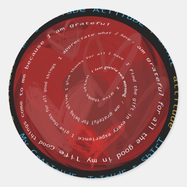 Adesivo Gratitude (Frente)