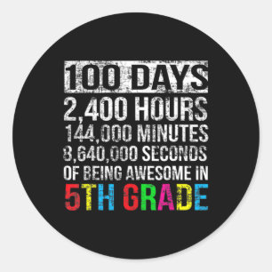 Adesivo Grau 100 Contagem Diária 100 Dias De Ofertas Escol