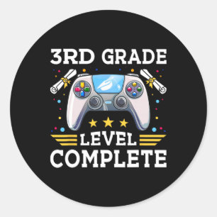 Adesivo Grau 3º Nível Completado De Gamer Kids Cl De 2025