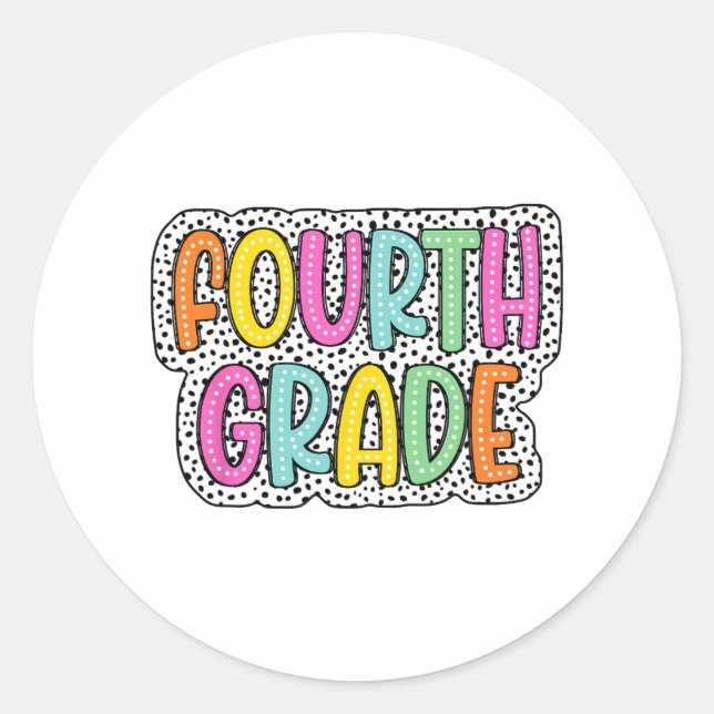 Adesivo Grau De Volta Para O Estudo De Professores De Pont (Frente)