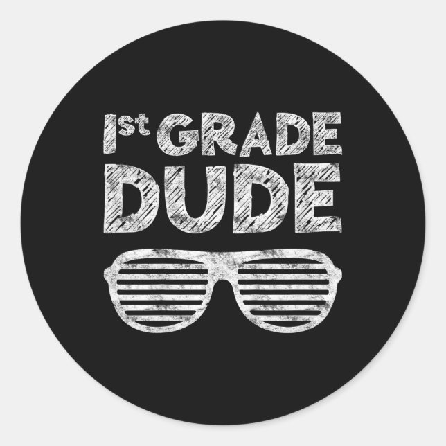Adesivo Grau Dudefirst Grade Back to School (Frente)