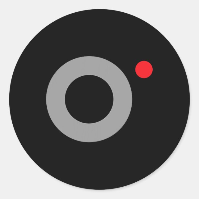 Adesivo Gravação de vídeo secreto Engraçado Agente secreto (Frente)