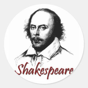 Adesivo Gravar de William Shakespeare