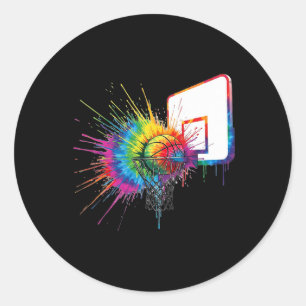 Adesivo Gravata Colorida Tie Dye Sketll Hoop Tinta Salpica