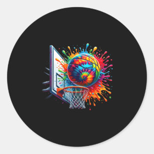 Adesivo Gravata Tie Dye Colorida Splash Sketll Hoop N