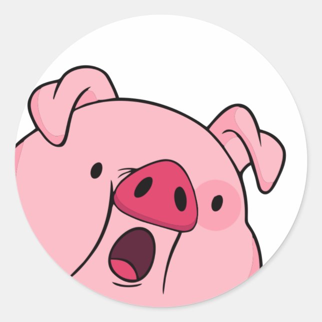 Adesivo Gravidade de Waddles Cai Surpresa (Frente)