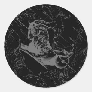 Adesivo Gravura de Hevelius do mapa da constelação do