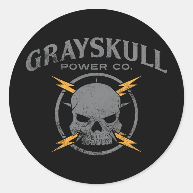Adesivo Grayskull Power Co. (Frente)