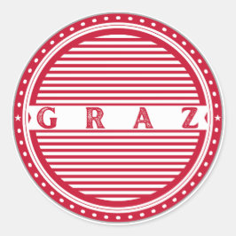 Adesivo Graz City Pride Emblem – Austria Identity