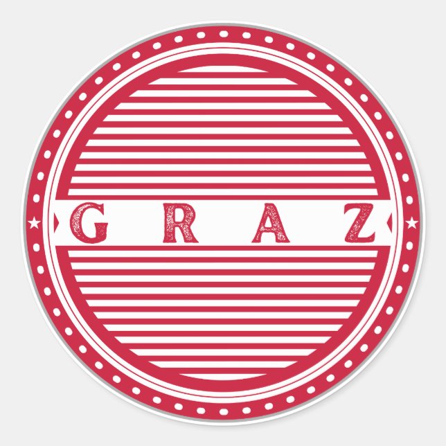 Adesivo Graz City Pride Emblem – Austria Identity (Frente)