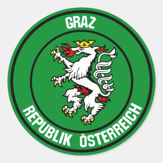 Adesivo Graz Round Emblem (Frente)